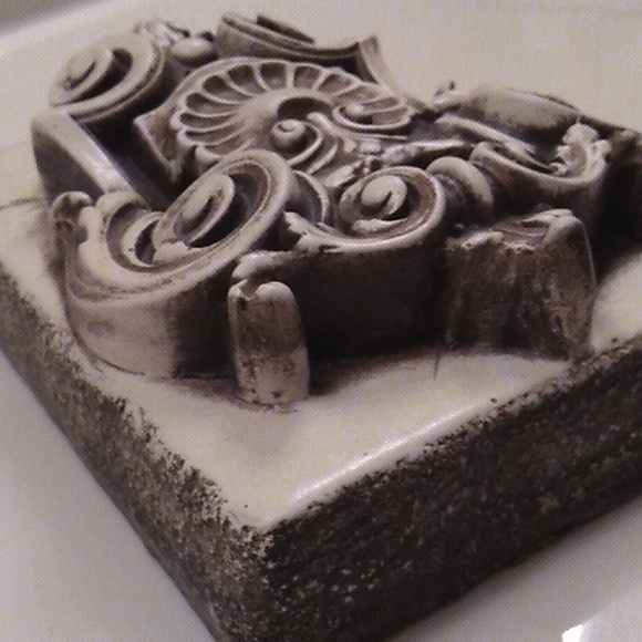 POSEIDEN bisque, Atlantis Tile, like Sid Dickens. *Rare & Retired wall art - Picture 3 of 12